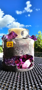 NEW CRYSTAL GEODE CANDLES & HOLDER RANGE