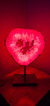 Load image into Gallery viewer, QUARTZ ARIA LAMP ON DISPLAY STAND