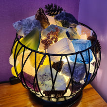 Load image into Gallery viewer, SUPER SPECIAL MIXED CRYSTAL CAGE LAMP