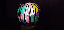 Load image into Gallery viewer, 13 COLORS RAINBOW CLEAR QUARTZ CRYSTAL  CAGE LAMP(deep soul cleanser)