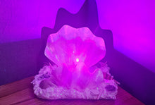 Load image into Gallery viewer, HANDMADE CLAM SHELL LAMP (large)