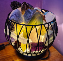 Load image into Gallery viewer, SUPER SPECIAL MIXED CRYSTAL CAGE LAMP