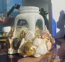 Load image into Gallery viewer, SHELL CANDLE HOLDER-made by me