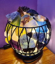 Load image into Gallery viewer, SUPER SPECIAL MIXED CRYSTAL CAGE LAMP