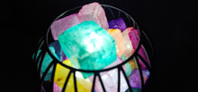 Load image into Gallery viewer, 13 COLORS RAINBOW CLEAR QUARTZ CRYSTAL  CAGE LAMP(deep soul cleanser)