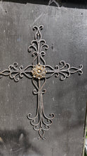 Load image into Gallery viewer, METAL CROSS WALL ART