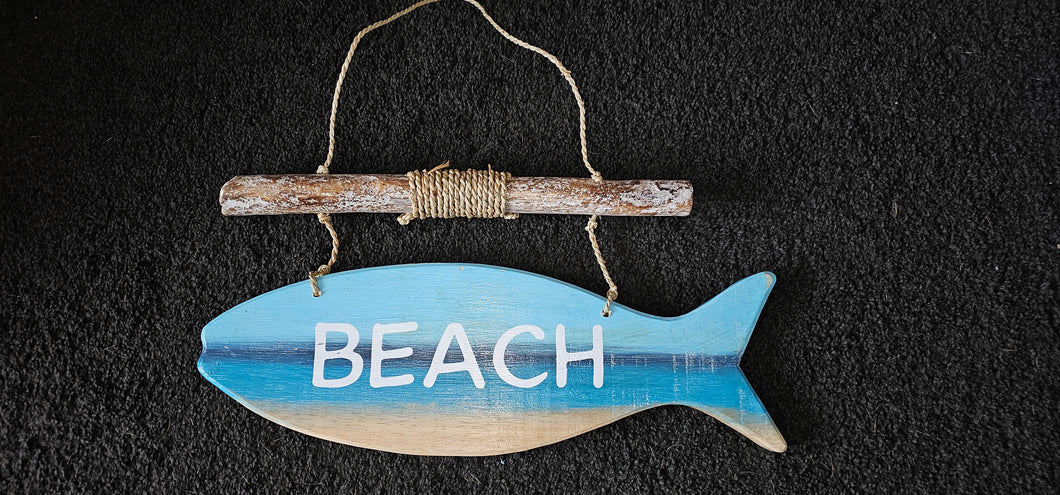 BEACH WOODEN WALL ART