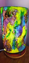Load image into Gallery viewer, DYED FUNKY FLOWER LAMP