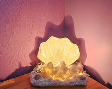 Load image into Gallery viewer, HANDMADE CLAM SHELL LAMP (large)