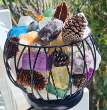 Load image into Gallery viewer, SUPER SPECIAL MIXED CRYSTAL CAGE LAMP