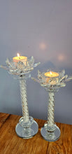 Load image into Gallery viewer, CRYSTAL LOTUS CANDLE HOLDERS