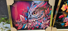 Load image into Gallery viewer, OWL WALL ART WITH DIAMANTES