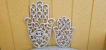 Load image into Gallery viewer, HAND PAINTED WOOD HAMSA WALL ART SETS-5 colours
