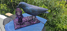 Load image into Gallery viewer, HANDMADE BLACK CROW LAMP