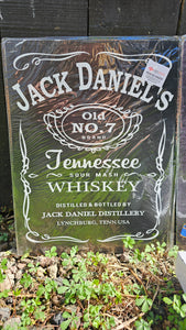 JACK DANIELS METAL WALL ART 30X40CM