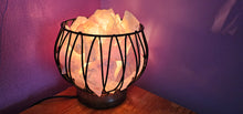 Load image into Gallery viewer, AMETHYST CRYSTAL CAGE LAMP