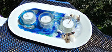 Load image into Gallery viewer, Sale🔥HANDMADE BEACHY SCENE CANDLE HOLDER PLATTER