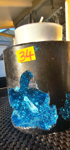NEW CRYSTAL GEODE CANDLES & HOLDER RANGE