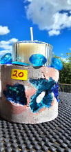 Load image into Gallery viewer, NEW CRYSTAL GEODE CANDLES &amp; HOLDER RANGE