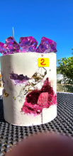 Load image into Gallery viewer, NEW CRYSTAL GEODE CANDLES &amp; HOLDER RANGE