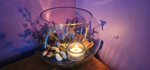 HANDMADE BEACHY CANDLE HOLDER