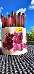 NEW CRYSTAL GEODE CANDLES & HOLDER RANGE