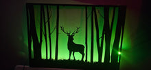 Load image into Gallery viewer, BACKLIT DEER WALL ART