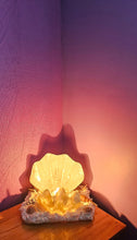 Load image into Gallery viewer, HANDMADE CLAM SHELL LAMP (large)