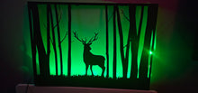 Load image into Gallery viewer, BACKLIT DEER WALL ART