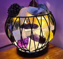 Load image into Gallery viewer, SUPER SPECIAL MIXED CRYSTAL CAGE LAMP