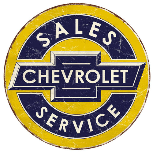 CHEV SALES SERVICE WALL ART