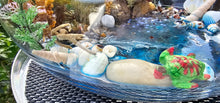 Load image into Gallery viewer, UNIQUE BEACHY SCENE FISHBOWL CANDLE HOLDER-HANDMADE BY ME