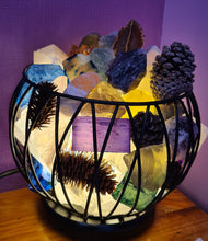 Load image into Gallery viewer, SUPER SPECIAL MIXED CRYSTAL CAGE LAMP