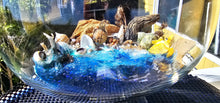 Load image into Gallery viewer, LARGE FEATURE BEACHY SCENE CANDLE HOLDER
