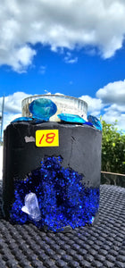 NEW CRYSTAL GEODE CANDLES & HOLDER RANGE