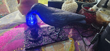 Load image into Gallery viewer, HANDMADE BLACK CROW LAMP