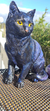 Load image into Gallery viewer, MYSTICAL CAT FIGURINE-painted by me