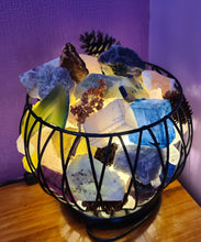Load image into Gallery viewer, SUPER SPECIAL MIXED CRYSTAL CAGE LAMP
