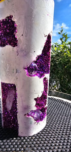NEW CRYSTAL GEODE CANDLES & HOLDER RANGE