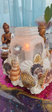 Load image into Gallery viewer, SHELL CANDLE HOLDER-made by me
