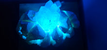 Load image into Gallery viewer, STUNNING QUARTZ CRYSTAL ON HANDMADE LIGHT STAND