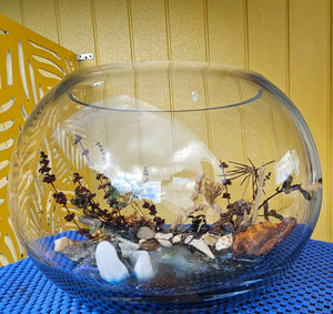 HANDMADE BEACHY CANDLE HOLDER