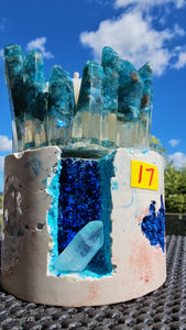 NEW CRYSTAL GEODE CANDLES & HOLDER RANGE