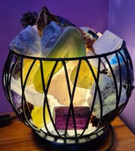 Load image into Gallery viewer, SUPER SPECIAL MIXED CRYSTAL CAGE LAMP