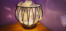 Load image into Gallery viewer, AMETHYST CRYSTAL CAGE LAMP