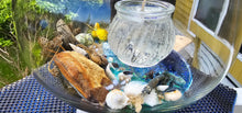 Load image into Gallery viewer, LARGE FEATURE BEACHY SCENE CANDLE HOLDER