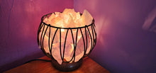 Load image into Gallery viewer, AMETHYST CRYSTAL CAGE LAMP
