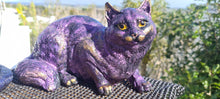 Load image into Gallery viewer, MYSTICAL CAT FIGURINE-painted by me