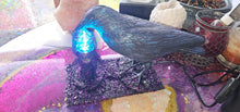 Load image into Gallery viewer, HANDMADE BLACK CROW LAMP