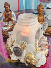 Load image into Gallery viewer, SHELL CANDLE HOLDER-made by me